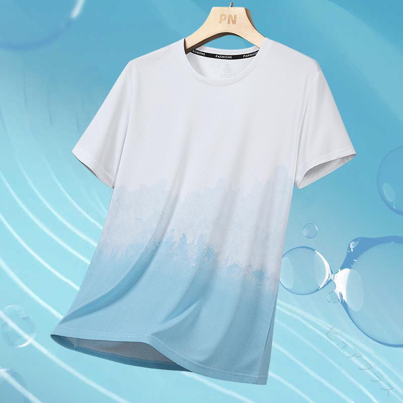 Tシャツ メンズ 半袖 長袖 グラデーション クルーネック ポリエステル 吸湿速乾 通気 涼感 薄手 カジュアル スポーティー 普段使い 春夏 グレー 浅葱色 白 杏色・カテゴリ: Tシャツ・スタイル: ベーシック・柄: 文字・ネックライン: ラウンドネック・袖丈: 半袖・厚さ: 薄手・素材: ポリエステル91-95%・カラー展開: グレー, ライトブルー, ホワイト, 杏色, ホワイト(薄手タンクトップ)・サイズ展開: M, L, XL, 2XL, 3XL, 4XL, 5XL・対象: 若者・フィットタイプ: レギュラー・ディテール: プリント・プリントテーマ: 抽象・重さ: 約180g以下・機能: 通気性, 防シワ, 高弾性, 吸湿速乾・対象年齢: 成人・対象性別: 男性 【原産国／製造国: 中国】 .本商品はメンズ向けの半袖・長袖グラデーションTシャツで、クルーネック仕様のポリエステル素材を使用。吸湿速乾、通気、涼感、薄手設計により春夏のカジュアルやスポーティーシーンで快適に着用可能。カラーはグレー、浅葱色、白、杏色の多色展開。普段使いはもちろん、ランニング、ジム、アウトドア、散歩など多様なシーンに対応。吸汗、伸縮性、抗菌、防臭機能を備え、洗濯耐久性も高い。軽量でストレッチ性に優れ、UVカット機能もあり、ファッション性と機能性を両立。男女兼用で春夏秋冬対応の高機能トップスとしておすすめ。人気のスポーツウェアやデイリーウェア、アクティブウェアとして幅広く活用可能。トレンドの着回しやプレゼントにも最適です。。 指定された配送時間は承っておりません。【ピュアプラス】