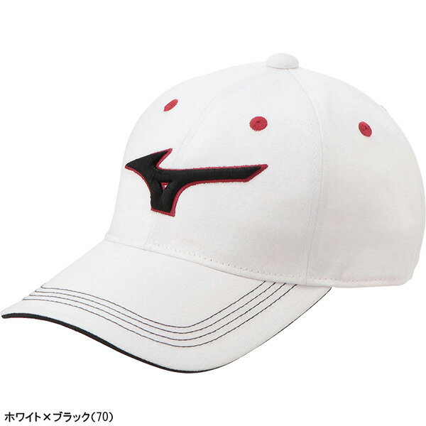 【ブラックフライデー！25日限定で店内全品P5倍】ミズノ ゴルフ ゴルフキャップ コットンツイルロゴキャップ メンズ 52MW1A05 ヘッドウェア 帽子 ゴルフウェア Mizuno Golf 春夏ウェア