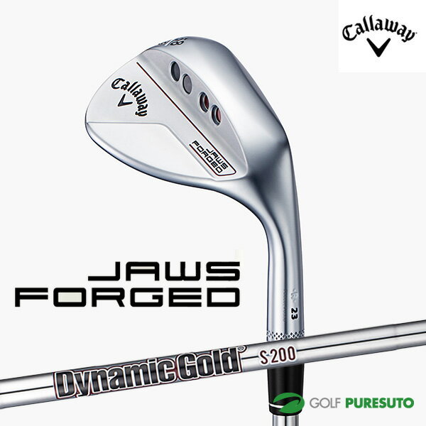 【ブラックフライデー!25日限定で店内全品P5倍】キャロウェイ JAWS FORGED ウェッジ クロムメッキ Dynamic Gold バーガンディ(S200...