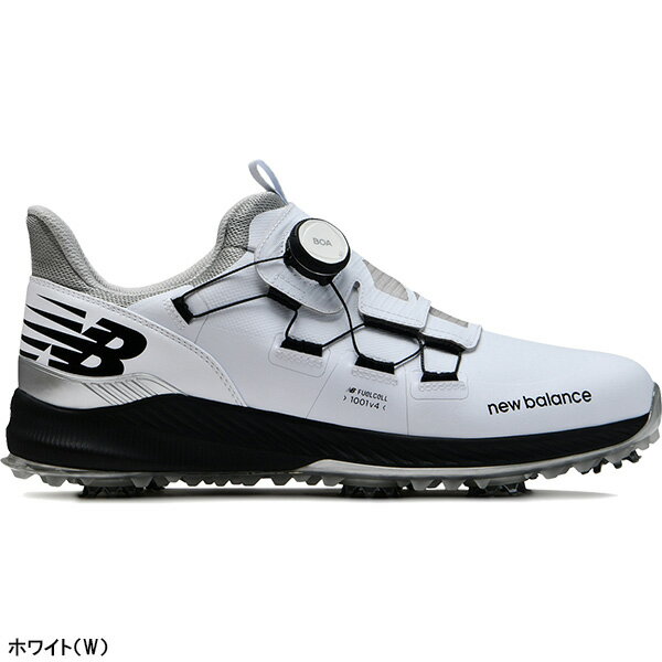 ニューバランス ゴルフシューズ フューエルセル 1001 V4 BOA UGB1001 ボア ダイヤル式 UGB1001W ソフトスパイク 2E相当