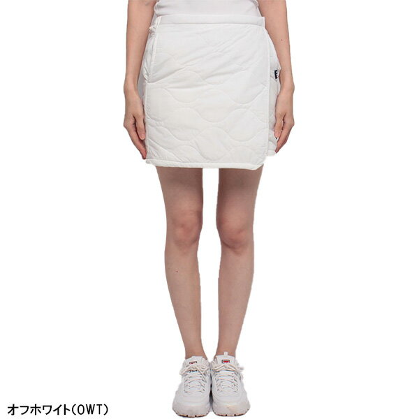 【最大3,000円OFFクーポン配布！20日20：00〜27日 01：59限定！】【レディース】フィラ ゴルフ 中綿キルト ラップスカート 撥水ナイロン 793-946 ゴルフウェア 防寒対策 フリーサイズ 2023年秋冬モデル FILA GOLF 秋冬ウェア 793946 女性用