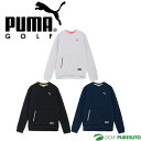 プーマ ゴルフ ストレッチ スローガン ロゴ クルー スウェット 624909 トップス ゴルフウェア 2023年秋冬モデル PUMA