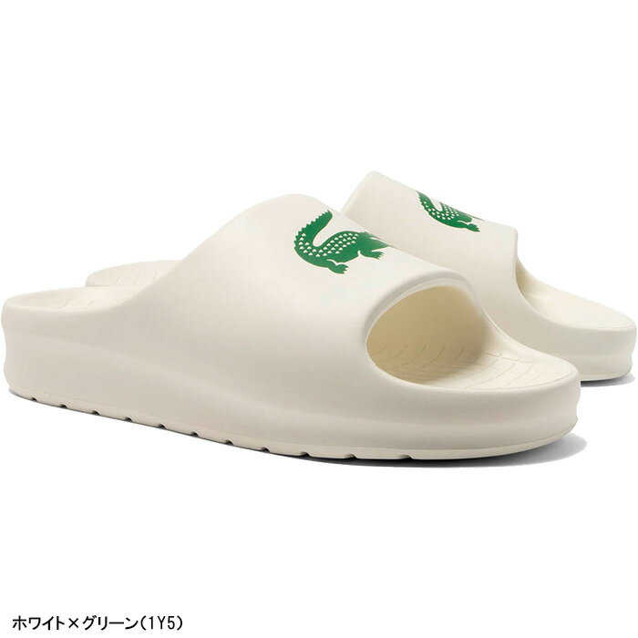 【18日から20日までP5倍】ラコステ LACOSTE SERVE SLIDE 2.0 223 1 CMA サンダル メンズ 46CMA0032 シャワーサンダル スライドサンダル スポーツサンダル 海 プール 水泳 ビーチ アウトドア シャワサン 2024年春夏モデル 2