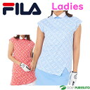 【レディース】フィラ ゴルフ 総柄 ハイネックシャツ 754-663 トップス ゴルフウェア 2024年春夏モデル FILA