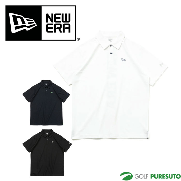 二ューエラ ゴルフ 半袖 鹿の子 ポロシャツ Vertical Bandana Logo 14109035／14109036／14109037 ゴルフウェア トップス 2024年春夏モデル New Era Golf