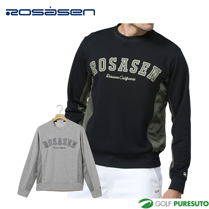 【2点以上購入で使える5%OFFクーポン有】ロサーセン A-Line 裏毛 プルオーバ 047-31311 トップス ゴルフウェア 2024年春夏モデル Rosasen