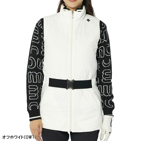 【お買い物マラソン！店内全品P5倍以上！14日 20：00〜15日 23：59まで】 【レディース】マリ・クレール チュニックベスト 薄中綿 4WAYストレッチ 734-227 撥水加工 ゴルフウェア 防寒 734227 2024年秋冬モデル marie claire マリクレール 秋冬ウェア 女性用