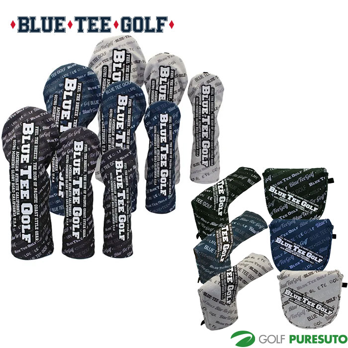 【20日はP5倍】ブルーティーゴルフ ボーダー柄 ヘッドカバー HC-036 BTG-HC036 ゴルフアクセサリー ヘッドカバー BLUE TEE GOLF【■Ki■】