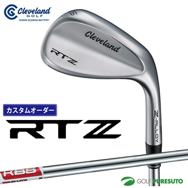 【ブラックフライデー!25日限定で店内全品P5倍】【カスタムオーダー】クリーブランド RTZ ツアーサテン ウェッジ KBS TOUR LITE スチールシャフ...