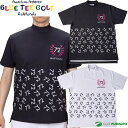 ブルーティーゴルフ 半袖 モックネックシャツ 72ダンス メンズ BTG-AMT001 BLUE TEE GOLF BTGAMT001 AMT-001 2025年春夏モデル 春夏ウェア アパレル