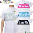 ブルーティーゴルフ 半袖 モックネックシャツ ブルーティーイタリック メンズ BTG-AMT006 BLUE TEE GOLF BTGAMT006 AMT-006 2025年春夏モデル 春夏ウェア アパレル