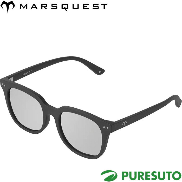 マーズクエスト MARSQUEST サングラス グラビティ GRAVITY G04 カーボンブラック×シルバー ミラーレンズ 2025年モデル 偏光レンズ スポーツ アウトドア ゴルフ タウンユース メンズ レディース ユニセックス 超軽量
