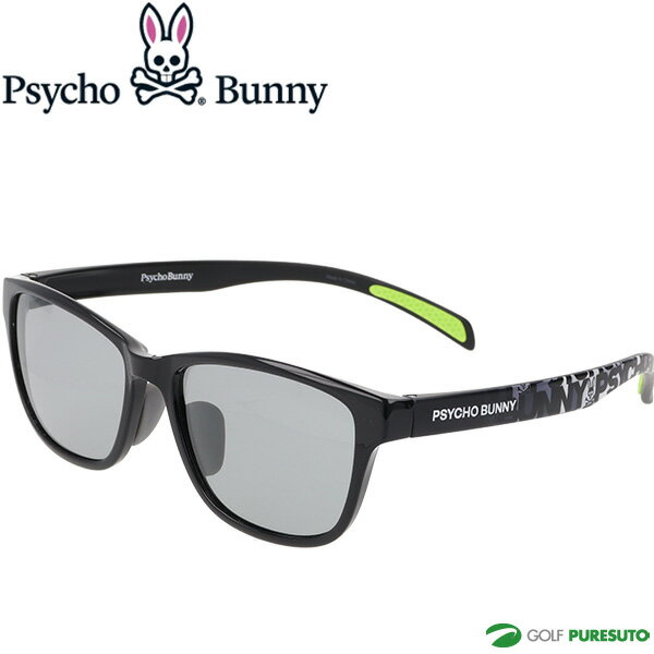 サイコバニー ゴルフ サングラス PB-03SG C-1 ブラック 偏光機能付き 2025年モデル Psycho Bunny 紫外線対策 メンズ レディース ユニセックス アイウェア カジュアル スポーツ