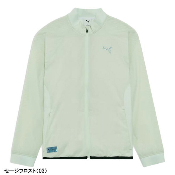 【大感謝祭！最大3,000円OFFクーポン配布！20日 20：00〜26日 01:59まで】 プーマ ゴルフ 長袖 ウインド ジャケット シャドウキャット LT メンズ 635654 アウター ゴルフウェア 2025年秋冬モデル PUMA GOLF 秋冬ウェア ブルゾン