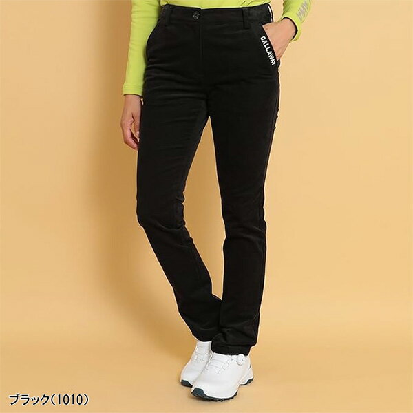 【レディース】キャロウェイ ロングパンツ 8WAYストレッチ モールスキンパンツ C24226203 ボトムス ゴルフウェア お裾直し無料！ 2024年秋冬モデル Callaway 秋冬ウェア アパレル 女性用 【suso】