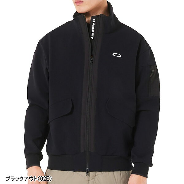 オークリー 長袖 フルジップジャケット O-Sync パック トラックジャケット メンズ FOA408140 アウター ゴルフウェア 2025年秋冬モデル Oakley O-Sync Pack Track Jacket 秋冬ウェア ブルゾン
