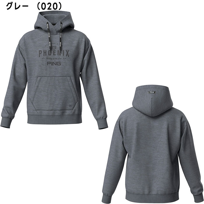 ピン ゴルフ ドライミックス ベアインレイ スウェットフーディ 621-5262900 ゴルフウェア トップス メンズ 2025年秋冬モデル PING GOLF