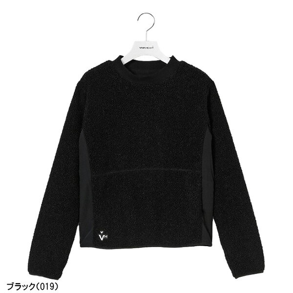 【レディース】ビバハート 長袖 中綿プルオーバー 012-32110 アウター ゴルフウェア 2024年秋冬モデル VIVA HEART 秋冬ウェア 女性用 トレーナー ストレッチボア 24FW