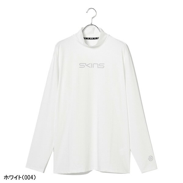 スキンズ 長袖 GOLF 胸ポイントロングスリーブプルオーバー シャツ メンズ 187-21310 SKINS ゴルフ ゴルフウェア 吸水速乾 UVカット 抗菌防臭 接触冷感