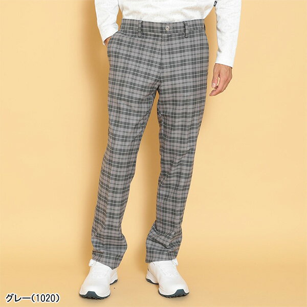 キャロウェイ ゴルフ ロングパンツ 8WAYストレッチ 裏起毛チェックパンツ メンズ C24226116 ボトムス ゴルフウェア 2024年秋冬モデル Callaway GOLF お裾直し無料！ アパレル 秋冬ウェア 24FW 【suso】