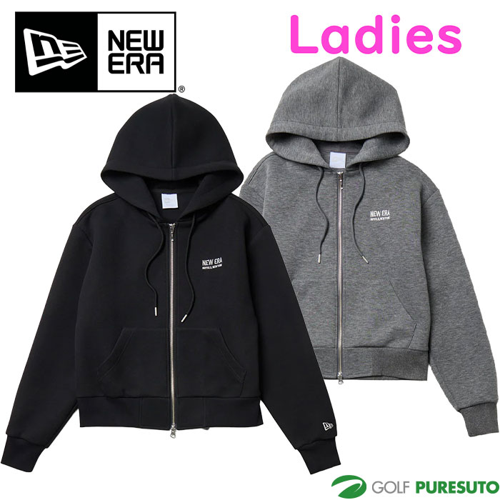【最大3,000円OFFクーポン配布！20日20：00〜27日 01：59限定！】【レディース】ニューエラ ゴルフ 長袖 テックスウェット フルジップ フーディー 14669785／14669786 ゴルフウェア トップス 2025年秋冬モデル NEWERA GOLF