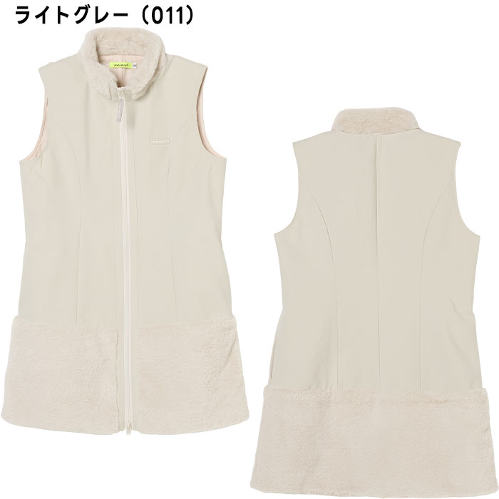 【レディース】 ビバハート ゴルフ ファーロングジレ ワンピース 012-64010 ゴルフウェア トップス 2025年秋冬モデル VIVA HEART GOLF