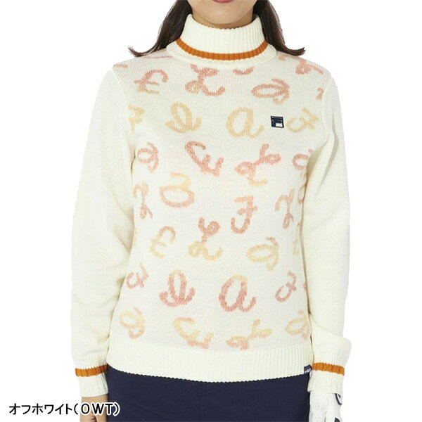 【レディース】フィラ ゴルフ 長袖 ハイネックセーター 794-704 ニット トップス ゴルフウェア 秋冬モデル FILA GOLF 秋冬ウェア 794704 女性用