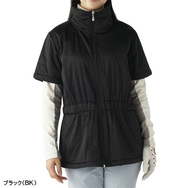 【お買い物マラソン！店内全品P5倍以上！14日 20：00〜15日 23：59まで】 【レディース】マリ・クレール 半袖 中綿 キルトベスト 735-454 ゴルフウェア アウター トップス 2025年秋冬モデル 735454 marie claire マリクレール 秋冬ウェア 女性用