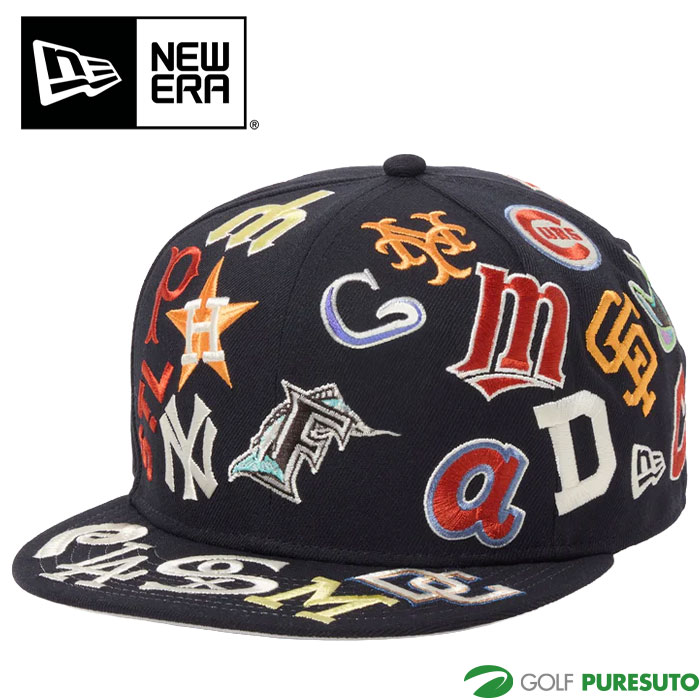 Rakuten - 【スーパーSALE！店内全品P5倍以上！10日 0：00〜11日 01：59まで】 ニューエラ キャップ 9FIFTY Team Logo Allover MLB 14667799 スポーツウェア 帽子 2025年秋冬モデル NEWERA