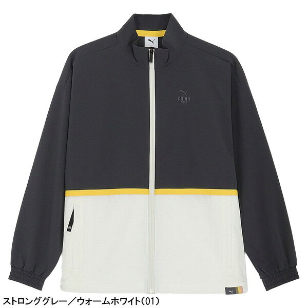 【お買い物マラソン！店内全品P5倍以上！14日 20：00〜15日 23：59まで】 プーマ ゴルフ 長袖 FOG パネル カラー リラックス フルジップ ジャケット メンズ 633293 アウター ブルゾン ゴルフウェア 春夏モデル PUMA GOLF