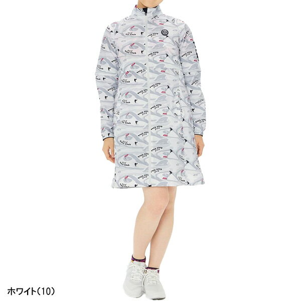 【お買い物マラソン！店内全品P5倍以上！19日 20：00〜20日 23：59まで】 【レディース】アンパスィ マルチウェザーワンピース 長袖 半袖 AFS3005H1 ワンピース型ブルゾン 撥水 透湿性 ゴルフウェア 2025年春夏モデル and per se 春夏ウェア レインウェア 雨の日にも 女性用