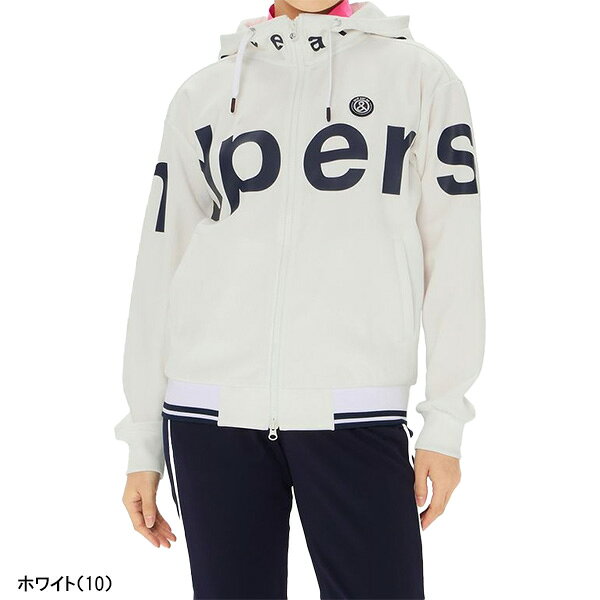 【レディース】アンパスィ 長袖 フルジップブルゾン エアロスウェット フーディーブルゾン AFS6905J2 アウター ゴルフウェア 2025年春夏モデル and per se 春夏ウェア 女性用