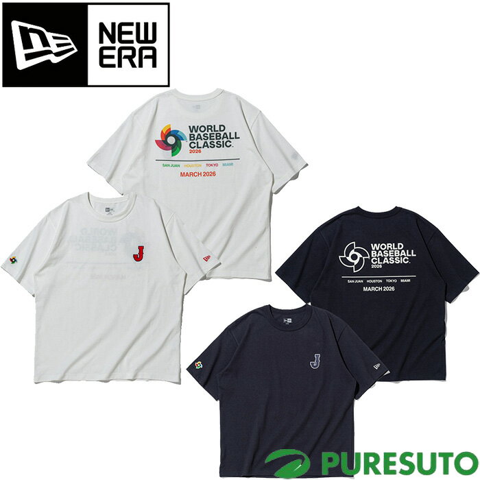 ニューエラ NEW ERA 半袖 Tシャツ ウォッシュドコットン Tシャツ World Baseball Classic WBCロゴ ユニセックス 14948265／14948266 2026年春夏モデル 春夏ウェア NEWERA タウンユース メンズ レディース ワールドベースボールクラシック 野球 侍ジャパン ティーシャツ