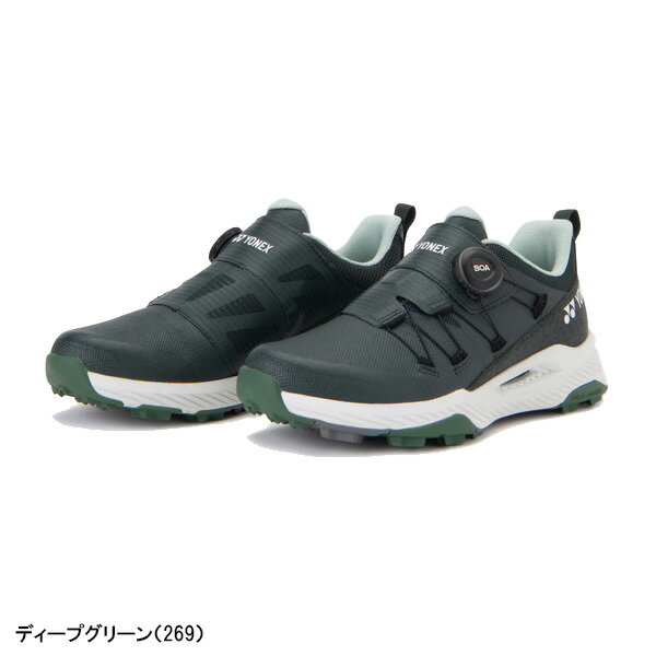 ヨネックス ゴルフシューズ パワークッションソニケージ 2 スパイクレスシューズ メンズ レディース ユニセックス SHGS2 2025年モデル YONEX GOLF 3E相当 ダイヤル式 ボア BOA スパイクレス POWER CUSHION SONICAGE 2