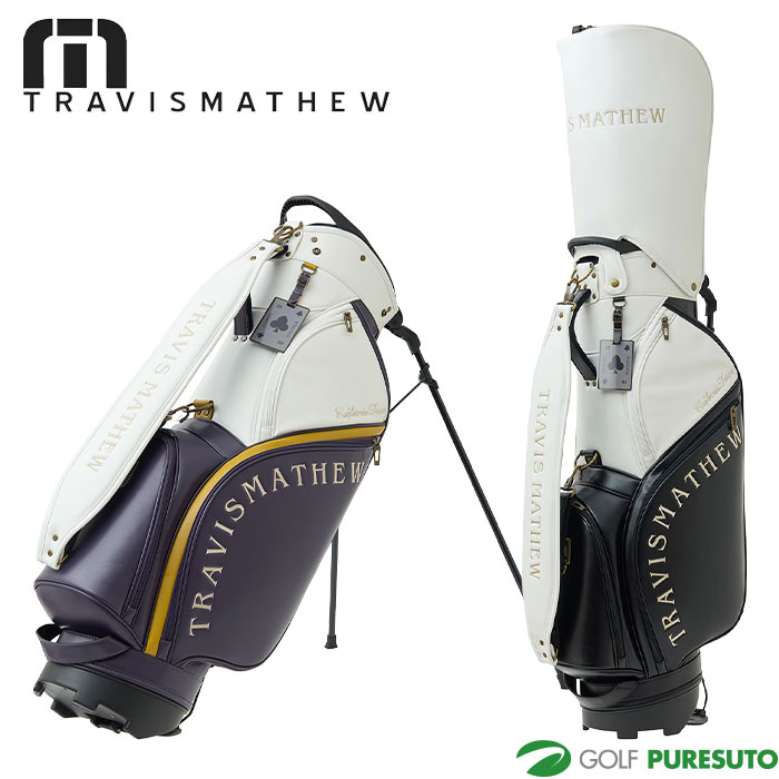 【スーパーSALE！11日 01時59分まで全条件達成ででポイント全品10倍以上！】 トラヴィスマシュー ゴルフ 8.5型 SC スタンド キャディバッグ 7AN904 ゴルフバッグ カートタイプ 2026年モデル ネームプレート刻印無料！ TravisMathew GOLF