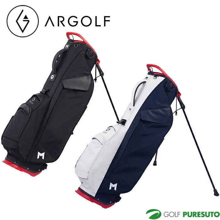【スーパーSALE！11日 01時59分まで全条件達成ででポイント全品10倍以上！】 アールゴルフ 8.5型 キャディバッグ M COMP スタンド SG1 ゴルフバッグ スタンドタイプ 2025年秋冬モデル ミニマルゴルフ MINIMALGOLF ARGOLF