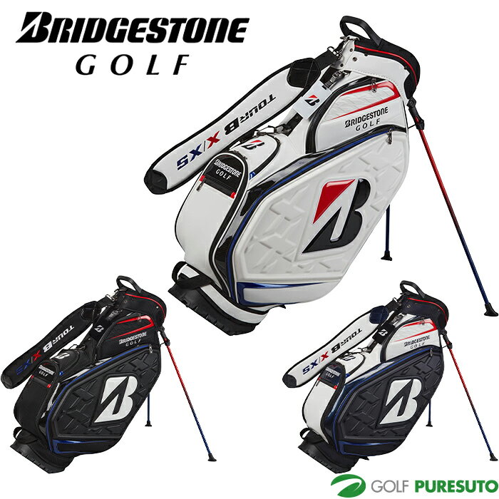 【スーパーSALE！11日 01時59分まで全条件達成ででポイント全品10倍以上！】 ブリヂストン ゴルフ 9.5型 スタンド キャディバッグ ツアースタンドモデル CB2602 ゴルフバッグ ネームプレート刻印無料！ 2026年モデル BRIDGESTONE GOLF
