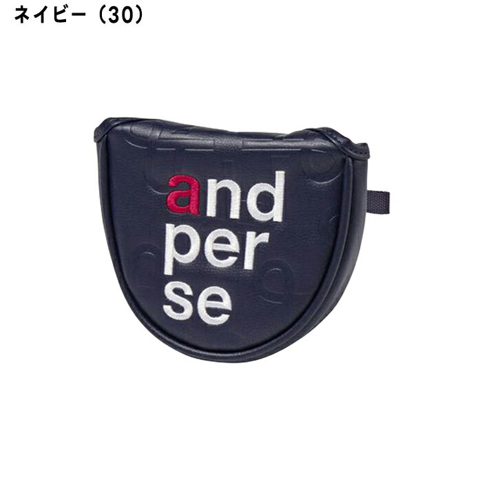 【お買い物マラソン！店内全品P5倍以上！4日 20：00〜5日 23：59まで】 アンパスィ ゴルフ マレット型 パターカバー ヘッドカバー AUS7055 ゴルフ小物 ゴルフグッズ ゴルフクラブカバー PT用 2026年モデル and per se GOLF