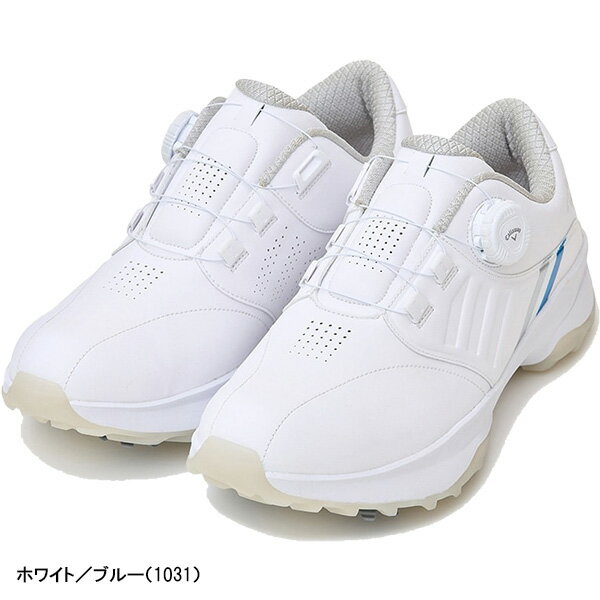 キャロウェイ ゴルフシューズ AEROSPORT エアロスポーツ スパイクシューズ メンズ C26996130 3E相当 ダイヤル式 2026年春夏モデル Callaway 靴 鋲