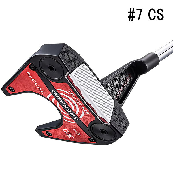 【先着限定最大7,500円OFFクーポン 7/18 0:00〜7/26 01:59】 オデッセイ Ai-DUAL TRI-BEAM #7 CS パター STROKE LAB 90シャフト 2026年モデル ODYSSEY GOLF[エーアイデュアル トライビーム セブン][PUTTER ゴルフクラブ]