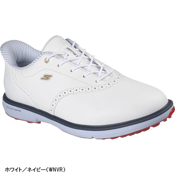スケッチャーズ ゴルフシューズ スリップインズ ウォータープルーフ ゴーゴルフ プレステージ SL メンズ 214126 2E相当 手を使わず履ける Skechers GOLF Slip-ins GO GOLF PRESTIGE フットウェア 靴 スパイクレスシューズ 紐タイプ シューレース 25SS