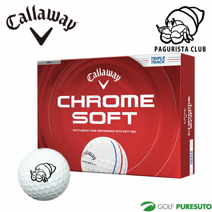 ����������� �����ॽ�ե� ����եܡ��� 1������(12����) PAGURISTA CLUB LOGO 2026ǯ��ǥ� Callaway[CHROME SOF...