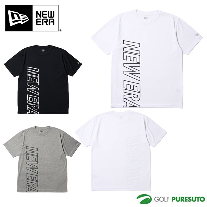 Rakuten - ニューエラ NEW ERA 半袖 テック Tシャツ Vertical Logo メンズ 14744516／14744517／14744518 レギュラーフィット トップス 2026年春夏モデル NEWERA 春夏ウェア カジュアル タウンユース スポーツ パフォーマンスアパレル