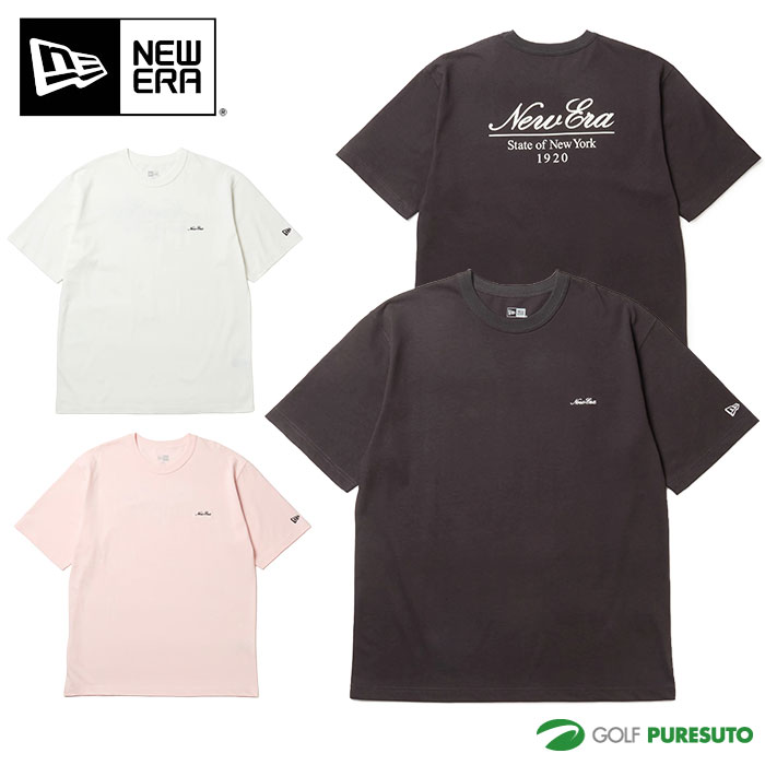 Rakuten - ニューエラ NEW ERA 半袖 ウォッシュド コットン Tシャツ Classic Script Logo 14856633／14856635 トップス 2026年春夏モデル NEWERA 春夏ウェア