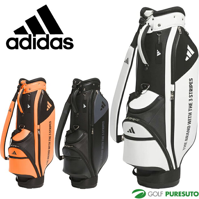 ADIDAS - 【最大2,000円OFFクーポン配布！14日20：00〜17日 09：59限定！】 アディダス 9.0型 AG ワーディング カート キャディバッグ QF624 ゴルフクラブバッグ パフォーマンス ゴルフバッグ 47インチ対応 2026年モデル adidas