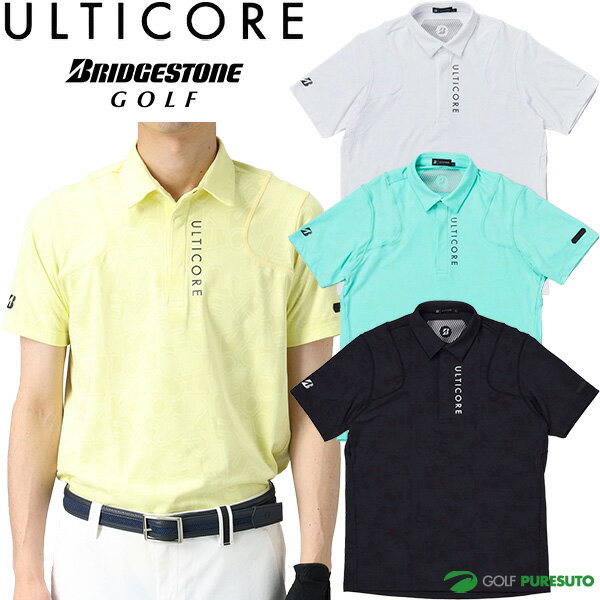 BRIDGESTONE - ブリヂストン ゴルフ アルティコア 半袖 ポロシャツ 4Dimotion Fit メンズ IBM08A トップス ゴルフウェア 2026年春夏モデル 春夏ウェア BRIDGESTONE GOLF ブリヂストンゴルフ ULTICORE