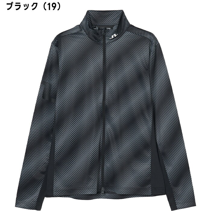 【お買い物マラソン！店内全品P5倍以上！4日 20：00〜5日 23：59まで】 ジェイリンドバーグ 軽量 速乾 Heath Print Mid Layer 長袖 ミッドレイヤー ブルゾン 071-53111 J.LINDEBERG