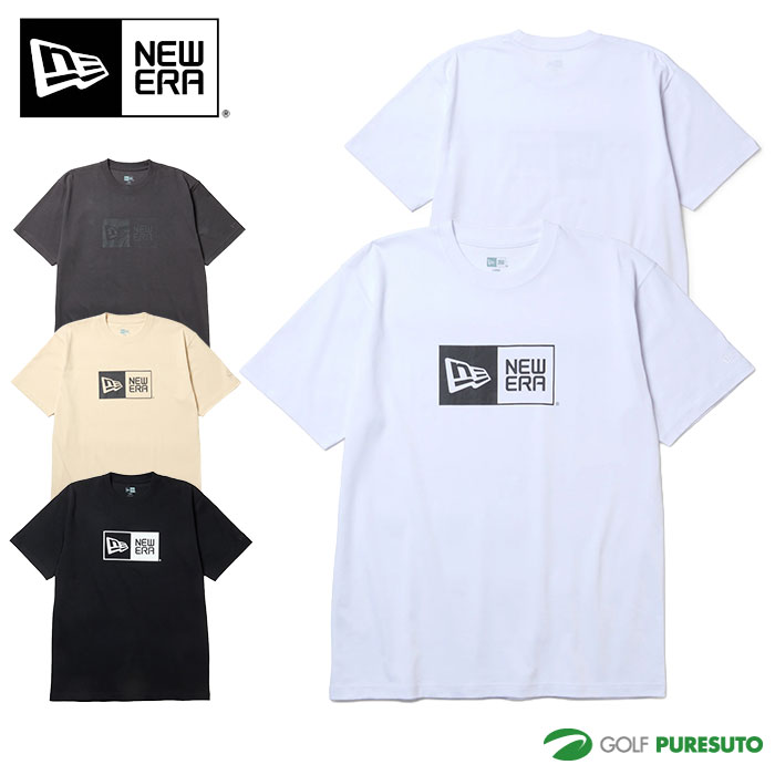 Rakuten - 【最大2,000円OFFクーポン配布！20日20：00〜26日 01：59まで】 ニューエラ NEW ERA 半袖 コットン Tシャツ Box Logo 14856722／14856723／14856724／14856725 トップス 2026年春夏モデル レギュラーフィット NEWERA 春夏ウェア メンズ レディース