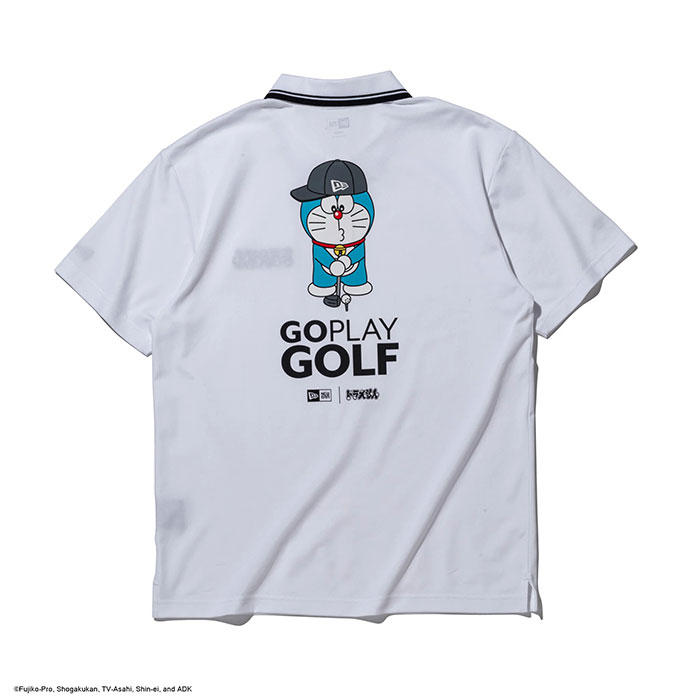 ニューエラ ゴルフ 半袖 鹿の子 ポロシャツ ドラえもん GO PLAY GOLF ユニセックス...