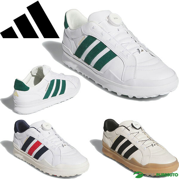 Adidas Golf Retrocross Gripmore Boa Spikeless Golf Shoes (OMO14 HP3716/HP3717/HP3718) - Spring/Summer 2026 Model. Features a dial closure and a width equivalent to 2E.